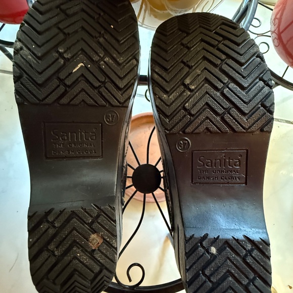 NWOT SANITAS SIZE 37 GREY LEOPARD PROFESSIONAL CLOGS - Picture 4 of 9